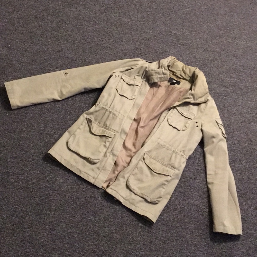 H&M Ladies Military Style Jacket - Size: 6